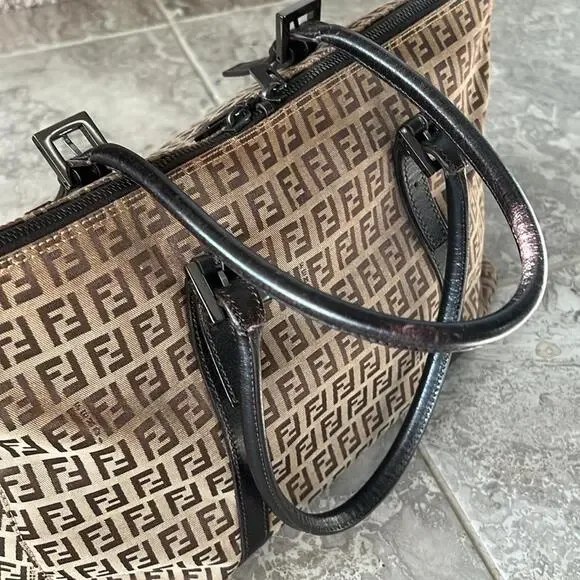 Fendi Zucchino Canvas tote bag Excellent - Picture 8 of 15